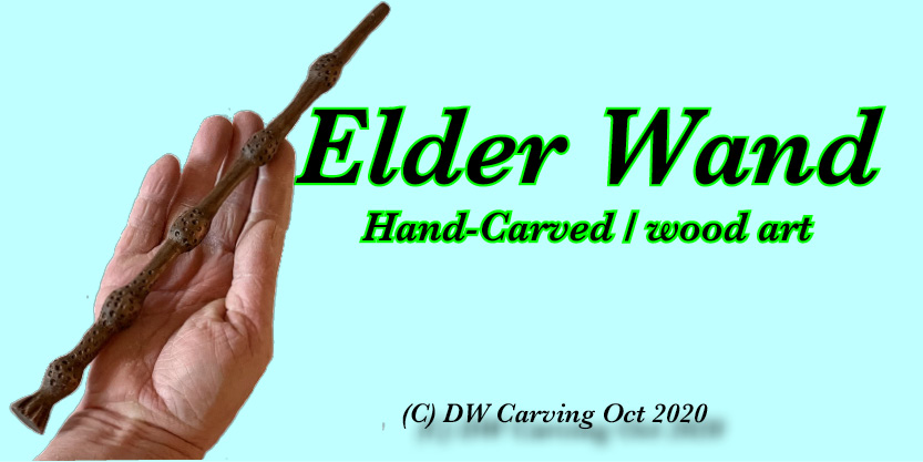 Elder Wand Carving